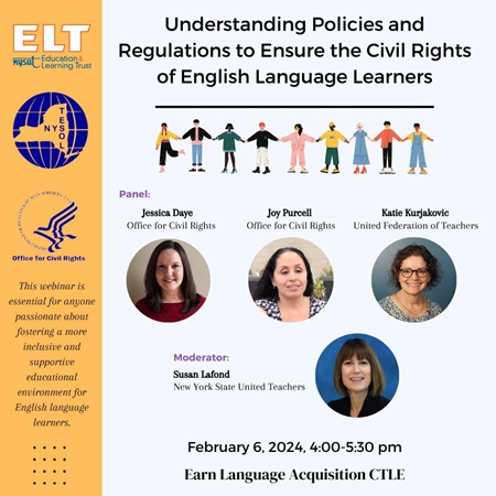 WEBINAR: Understanding Policies and Regulations to Ensure the Civil Rights of English Language Learners