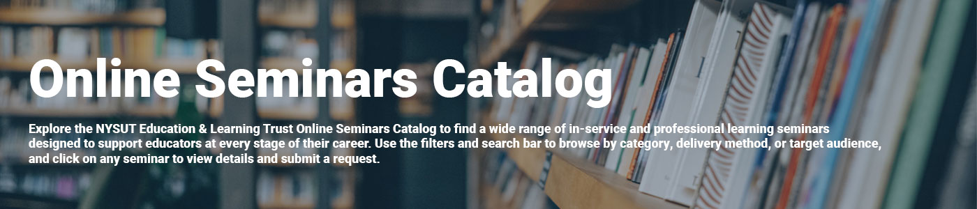 ELT Online Seminars Catalog